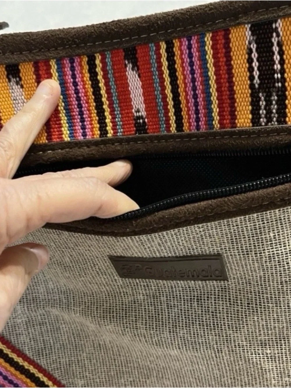 Guatemala Southwestern Crossbody Bag Colorful Woven Textured Boho Purse